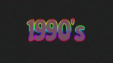 1990 'ların cesur estetik tipografisi yazı tipi c' de yer alır ve ince pastel tonlarda geçiş yapan bir kenar sunar. İç harf ise aralıklı olarak gri siyah bir zemin üzerinde bozulma ile yanıp söner.