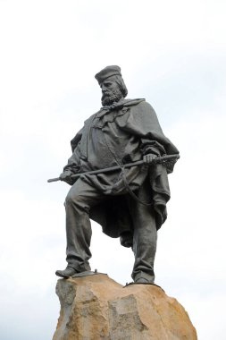 GIUSEPPE GARIBALDI Heykeli İtalyan bir kahraman ve Keşif 'in generali. İtalyan Dilinde SPEDIZION DEI MILLE