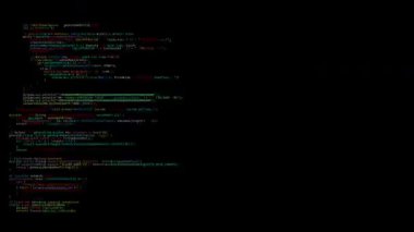 Bilgisayar korsanı ve siber güvenlik kavramı olarak programlama dilinin birçok satırı ideal.