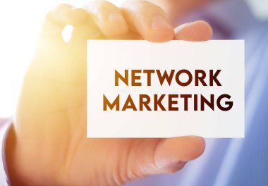 Network Marketing - Business card message