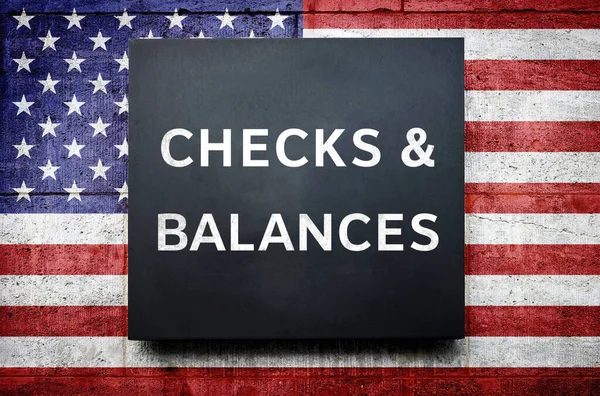 Checks Balances Separation Powers United States America Stockafbeelding