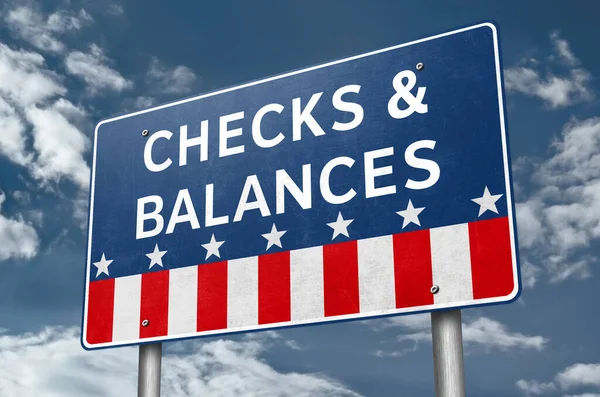 Checks Balances Separation Powers Stockfoto
