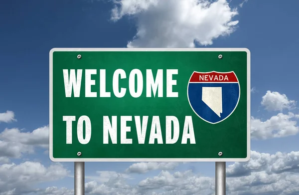 Welkom Amerikaanse Staat Nevada — Stockfoto