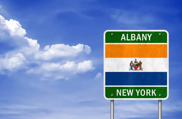 Albany Stanie Nowy Jork — Zdjęcie stockowe