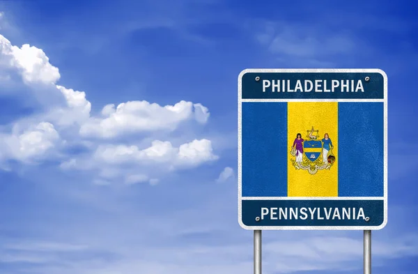 Miasto Filadelfia Stanie Pensylwania — Zdjęcie stockowe