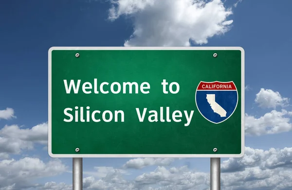 Bienvenido Silicon Valley Norte California —  Fotos de Stock