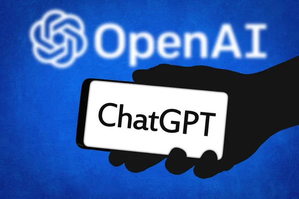 Chatgpt Chatbot Door Openai Kunstmatige Intelligentie Rechtenvrije Stockafbeeldingen