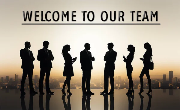 Welcome Out Team Collaboration Business — Stock Photo, Image