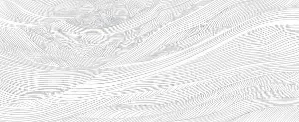 手線と灰色のアートの自然風景を背景にした抽象的な背景 — ストックベクタ