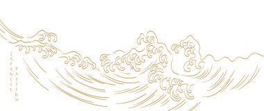 Klasik tarzda bir dalga arkaplanının gösterimi