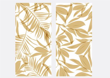 Yaprak dalının soyut sanat şablonu vektörüyle çizilmiş el çizimi. Kart tasarımı, el ilanı veya klasik tarzda sunumlu oryantal dekorasyon.