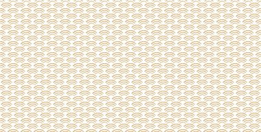 Japon arka planı ve el çizimi dalga modeli vektörü. Geometrik desenli soyut şablon. Okyanus arkaplanı tasarımı doğu tarzında. 