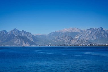 Antalya 'nın panoramik görüntüsünün fotoğrafı