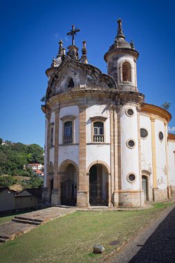 Fotoğraf: Nossa Senhora do Rosario Kilisesi, Ouro Preto, Minas Gerais, Brezilya