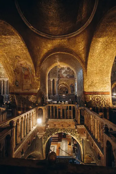 Church Mosaic Dome Venice Marks Cathedral High Quality Photo — Stock Photo, Image