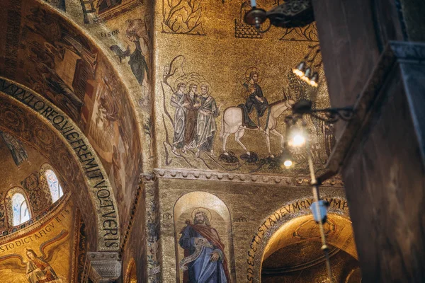 Kyrka Mosaik Kupol Venedig Marks Cathedral Högkvalitativt Foto — Stockfoto