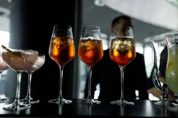 Barda kokteyl, açık büfe. Yüksek kalite fotoğraf