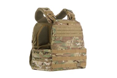 Beyaz arka planda kurşun geçirmez yelek. Yüksek kalite fotoğraf