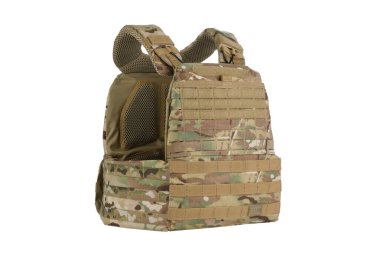 Beyaz arka planda kurşun geçirmez yelek. Yüksek kalite fotoğraf