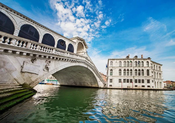 Puente Rialto Venecia Italia Sin Gente — Foto de Stock