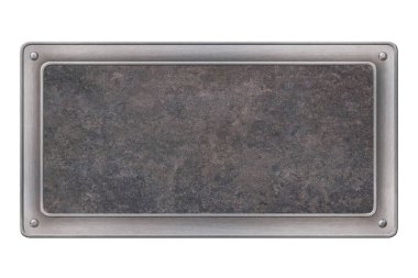 beyaz arkaplanda izole edilmiş grunge desenli bej renk çerçeve