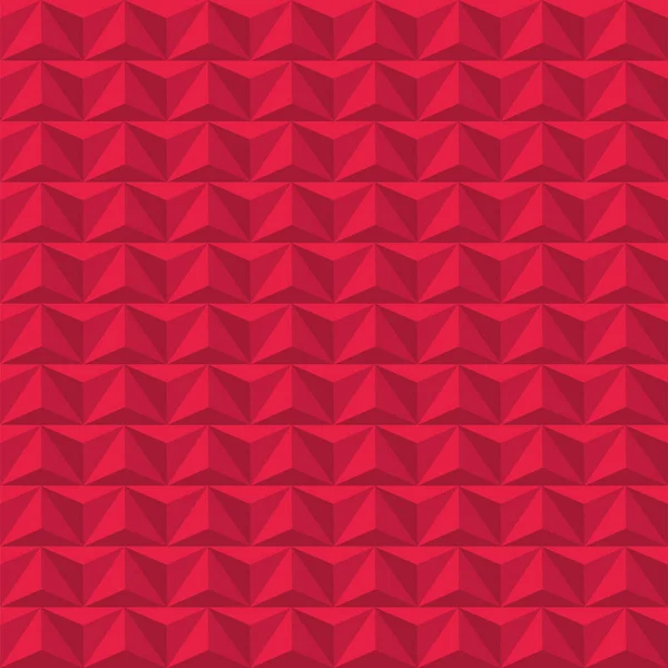 Patrón Sin Costura Con Triángulos Ilusión Volumen Imagen Poligonal — Archivo Imágenes Vectoriales