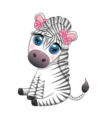 Çiçek çelenginde çizgili zebra, bir buketle. Bahar geliyor..