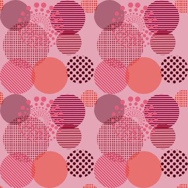 Kusursuz mor çember, pürüzsüz desen, 2023 'ün renk rengi.