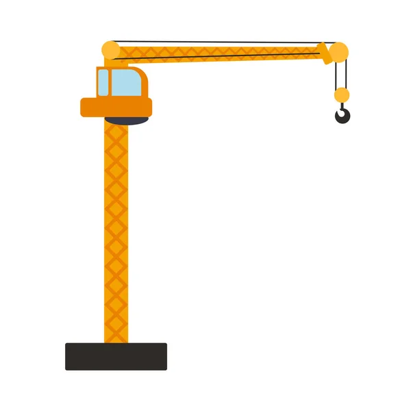 Special Machines Construction Work Forklifts Concrete Mixer Cranes Excavators Tractors — Stock Vector