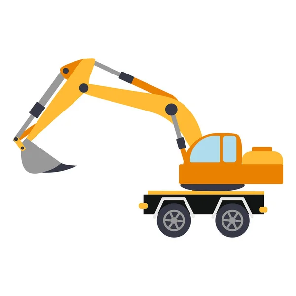 Máquinas Especiais Para Trabalhos Construção Empilhadeiras Betoneira Guindastes Escavadeiras Tratores —  Vetores de Stock