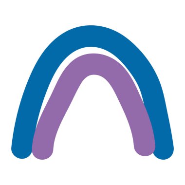 El çizimi boho gökkuşağı. Pastel İskandinav tarzında şirin bir set. Oda dekorasyonu, tekstil baskısı veya duvar çıkartması için çocuk odası tasarımı