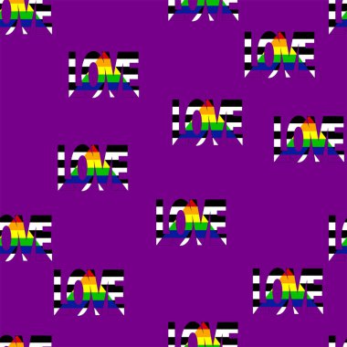 Heteroseksüel müttefiklerin gurur bayrağıyla kusursuz bir düzen. LGBT halk bayrağı. Gay gururu. Gurur Ayı. Aşk, özgürlük