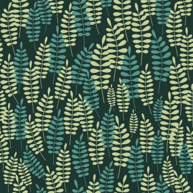 Flurish doğa yaz bahçesi dokulu arka plan. Çiçeksiz desen. Süslü yapraklı bir dal.