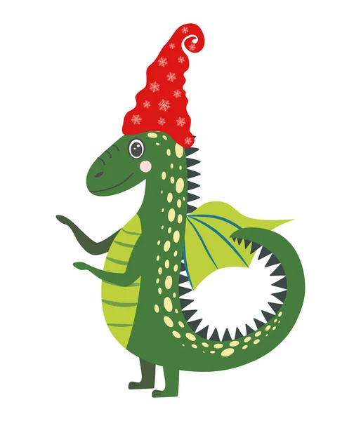 Christmas Dino mascot 8515207 Vector Art at Vecteezy