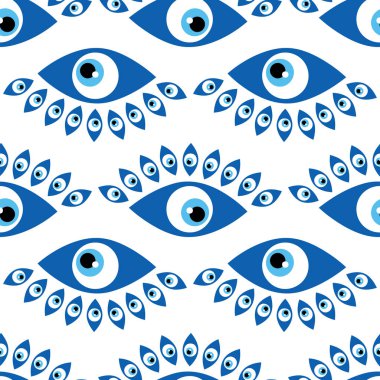 Kem gözlü Türk boncuklu kusursuz desen. İyi şanslar. Türk fayansı. Doğulu sedir tasarımı