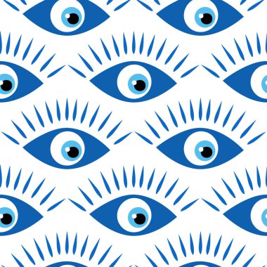 Kem gözlü Türk boncuklu kusursuz desen. İyi şanslar. Türk fayansı. Doğulu sedir tasarımı