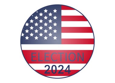 Amerika 'da 2024 Başkanlık seçim günü, 5 Kasım, kart tasarımı. Geleceğinize oy verin..