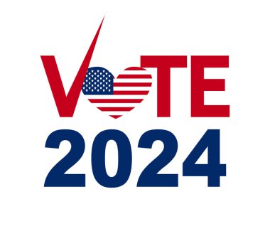 Amerika 'da 2024 Başkanlık seçim günü, 5 Kasım, kart tasarımı. Geleceğinize oy verin..