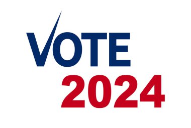 Amerika 'da 2024 Başkanlık seçim günü, 5 Kasım, kart tasarımı. Geleceğinize oy verin..