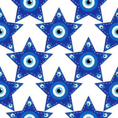 Kem göz büyüsü kusursuz desen. Korunma sembolü, Türk hatırası.