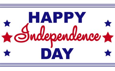 Bağımsızlık Günü 'nüz kutlu olsun ABD, 4 Temmuz, ABD bayrağı.