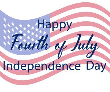 Bağımsızlık Günü 'nüz kutlu olsun ABD, 4 Temmuz, ABD bayrağı.