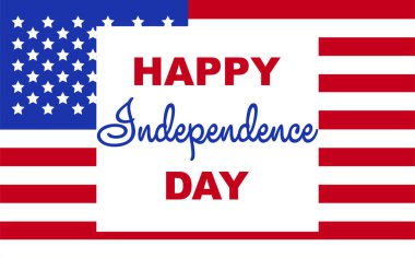 Bağımsızlık Günü 'nüz kutlu olsun ABD, 4 Temmuz, ABD bayrağı.