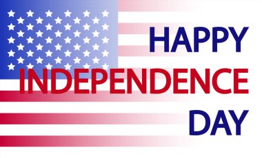 Bağımsızlık Günü 'nüz kutlu olsun ABD, 4 Temmuz, ABD bayrağı.
