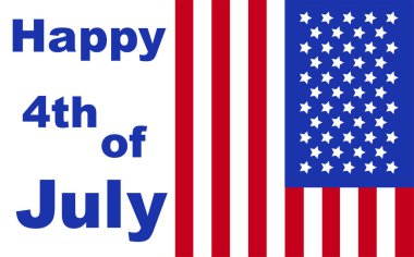 Bağımsızlık Günü 'nüz kutlu olsun ABD, 4 Temmuz, ABD bayrağı.