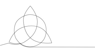 Kelt Trinity Düğümü, Kelt süsü, tasarım elemanı kendini çizimi