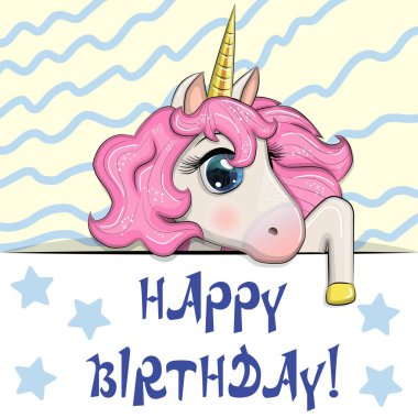 Hayvanlı doğum günü kartların kutlu olsun. Güzel gözleri olan sevimli bir kahraman, anlamlı.