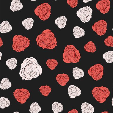 Alice Harikalar Diyarında desenli: güller