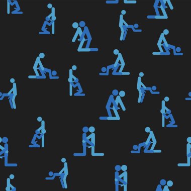Kama Sutra kusursuz desenli poster kumaşı. Kamasutra baştan savma sevişme pozları veriyor. Hazır ol. Ayakta duran konumlar