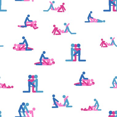 Kama Sutra kusursuz desenli poster kumaşı. Kamasutra baştan savma sevişme pozları veriyor. Hazır ol. Ayakta duran konumlar